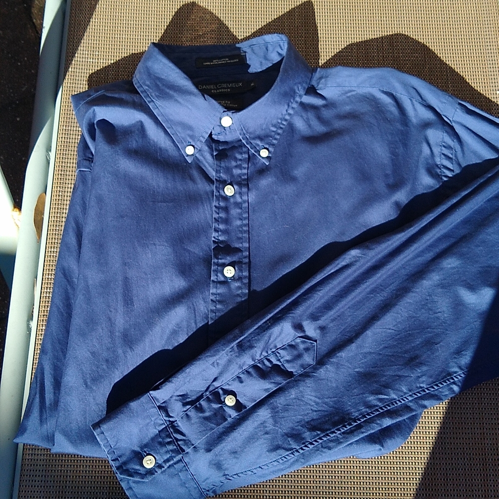 Daniel Cremieux XL Bottom Down LS Dress Shirt